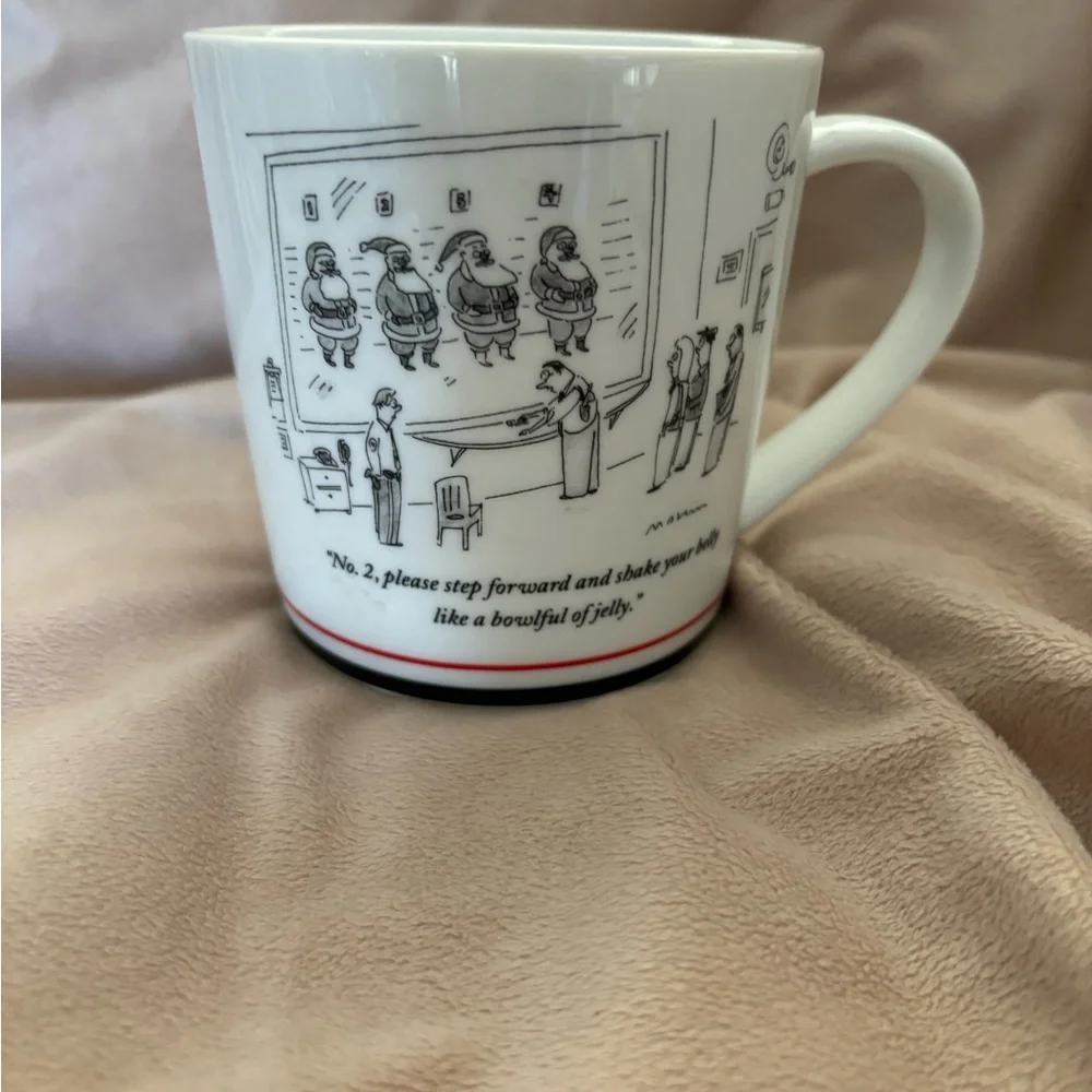 New Yorker Coffee Mug “No. 2, please step forward and shake your belly….”